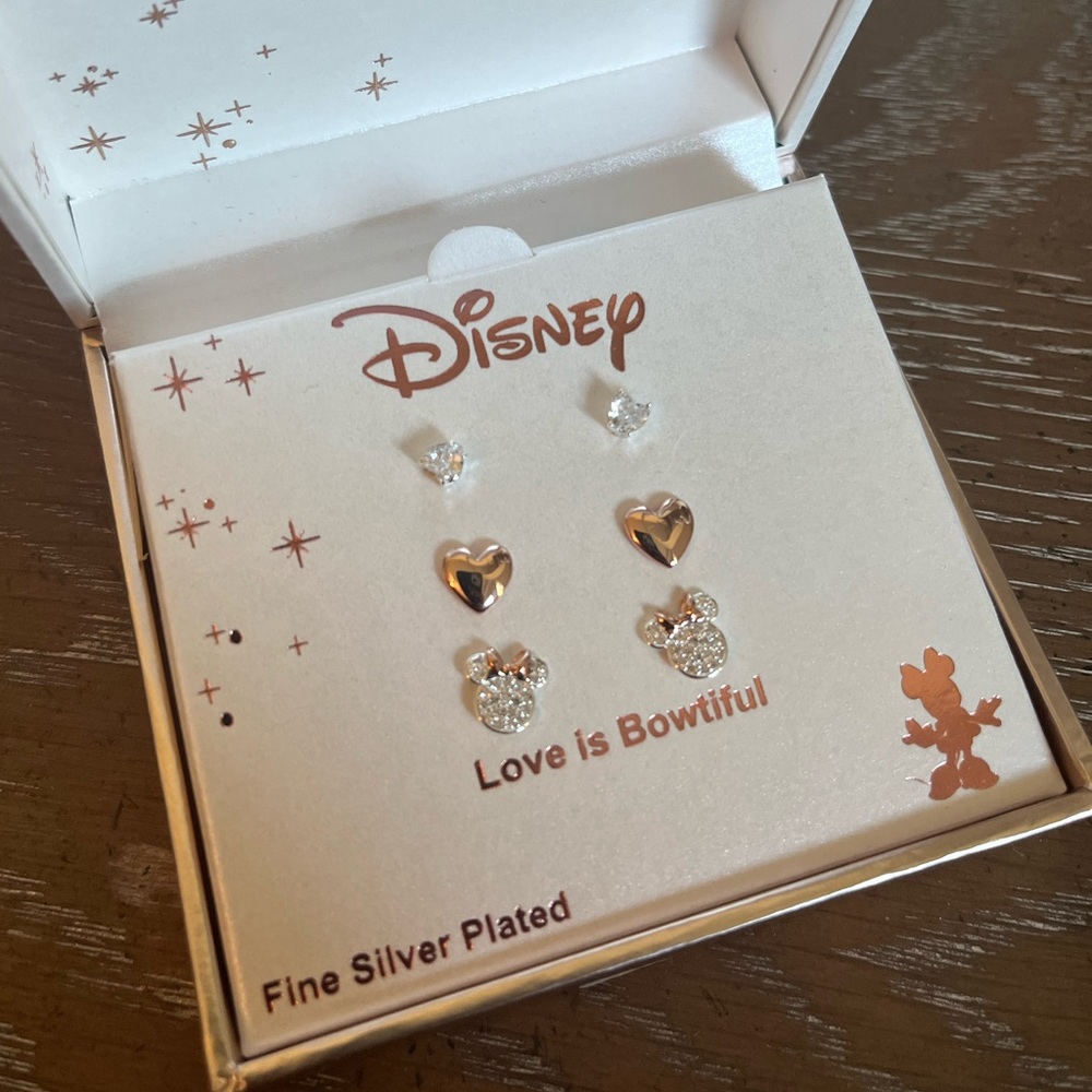 Love is Bowtiful Disney Earring trio